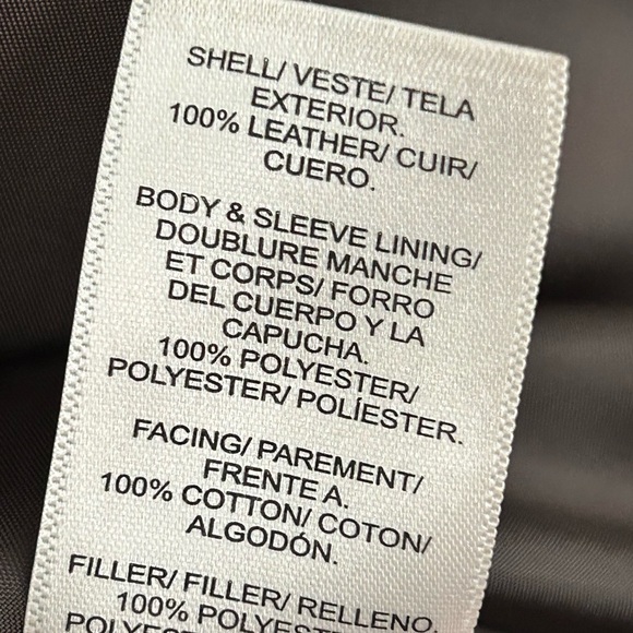 Lucky Brand: Classic Washed Leather Bonneville Jacket - Picture 6 of 6